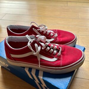 Red Old Skool Vans